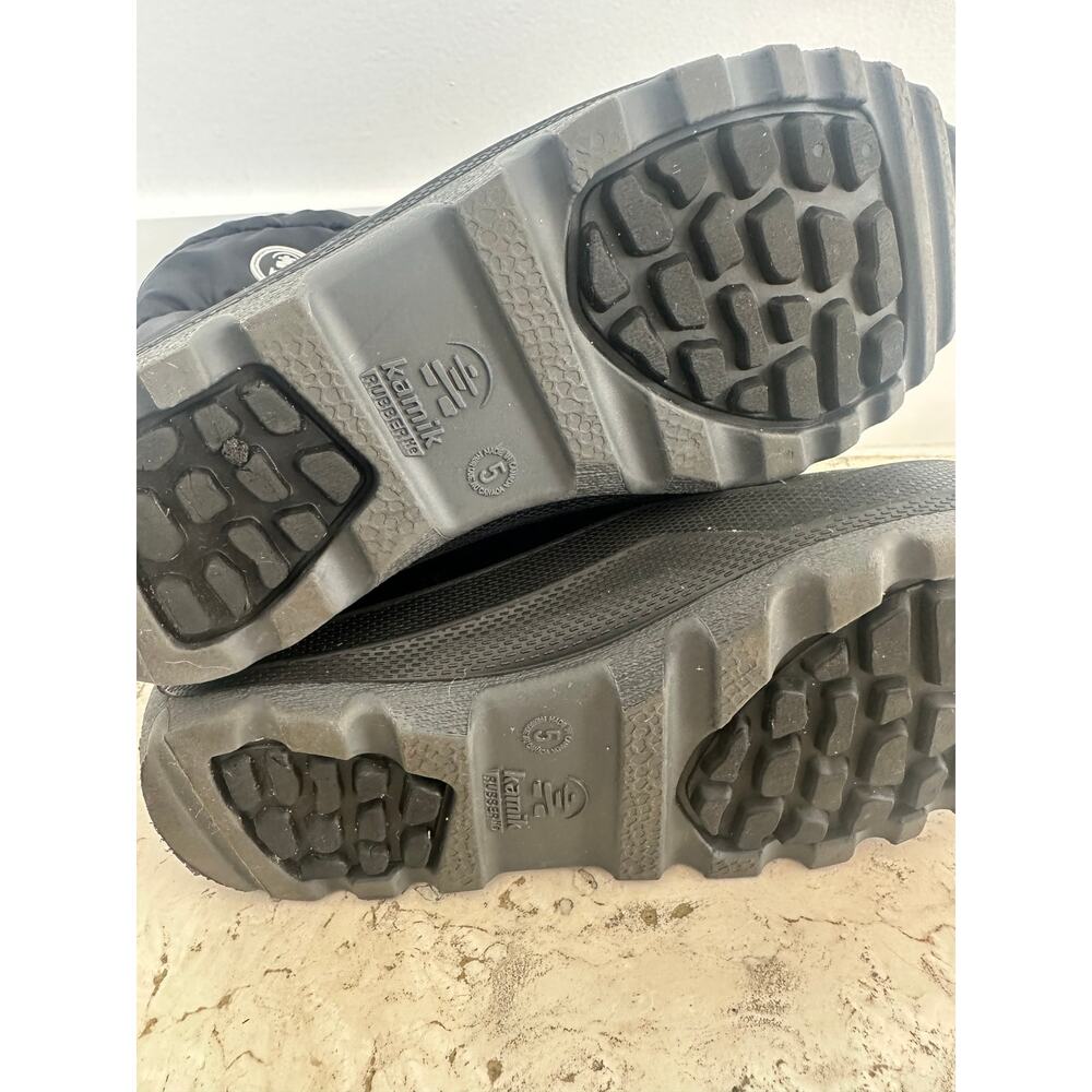 Kamik Snow Boots Big Kid Boy Girl 5Y Black - Picture 3 of 4